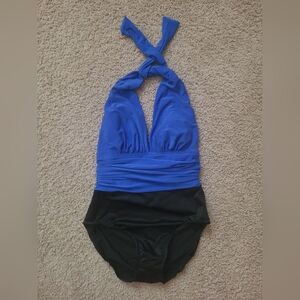 Magicsuit Stylish Blue and Black Swimwear
